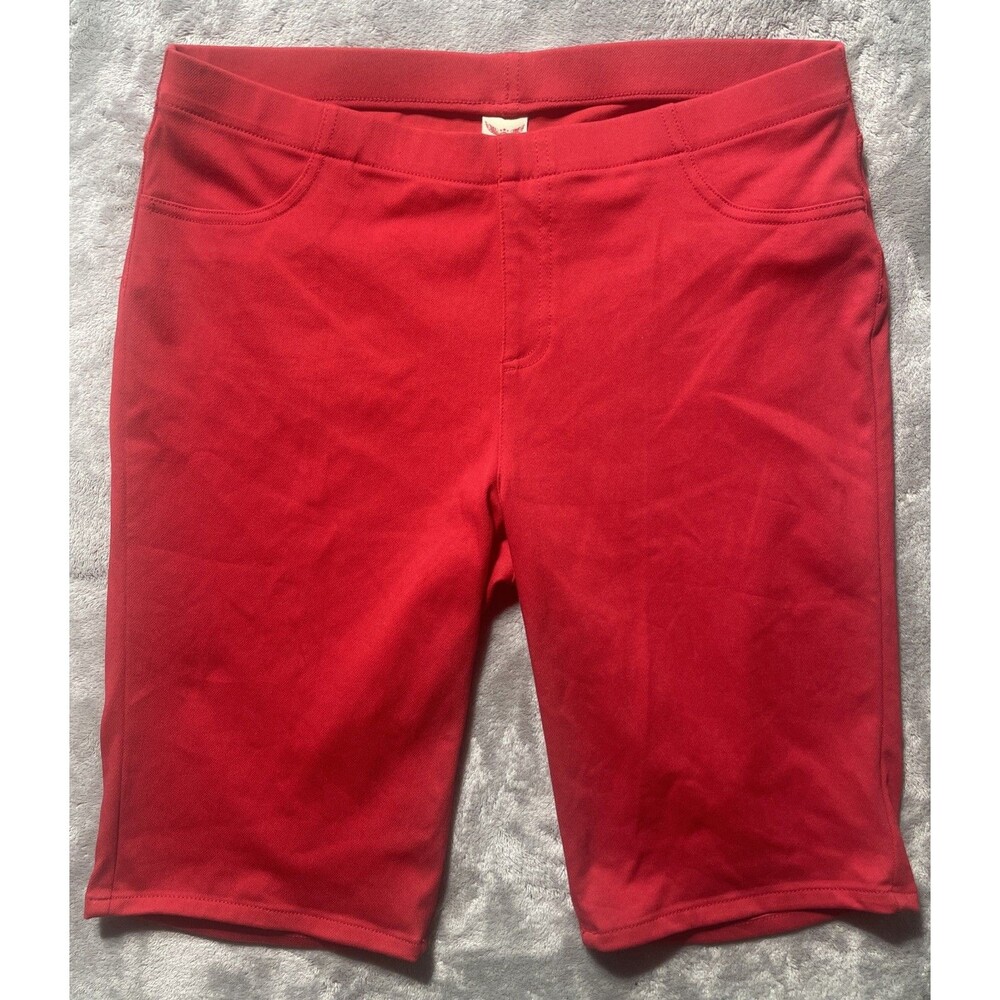 Faded Glory Red Bermuda Shorts Women’s Size XL(16-18)